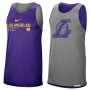 Майка баскетбольная двухсторонняя Nike NBA Los Angeles Lakers Reversible Courtside Tank Top (CN0716-504)