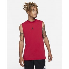 Майка баскетбольная мужская  Jordan Dri Fit Air TOP красная (DC3236-687)