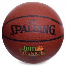 Уценка Мяч баскетбольный Spalding Jam Session Indoor-Outdoor размер 7 композитная кожа (76031Z)