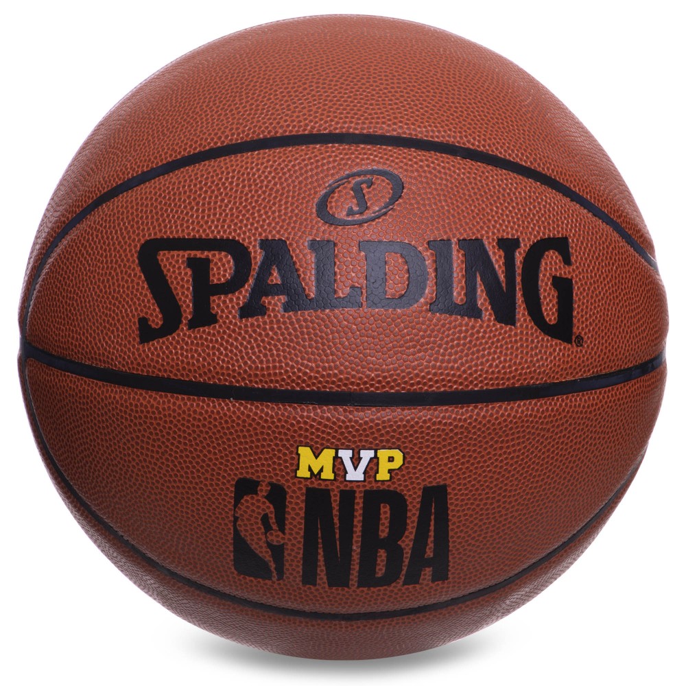 Мяч баскетбольный Spalding NBA MVP Indoor-Outdoor размер 7 композитная кожа (76281Z)