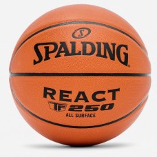Мяч баскетбольный Spalding React TF-250 Indoor-Outdoor размер 5, 6, 7 композитная кожа (76801Z)