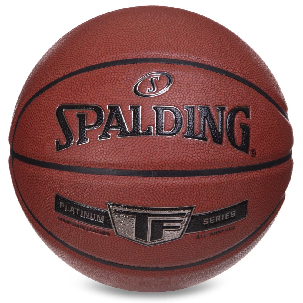 Мяч баскетбольный Spalding TF Platinum Series All Surface размер 7 композитная кожа (76855Y)