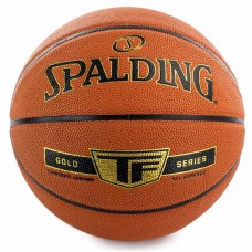 Мяч баскетбольный Spalding Gold TF Series Indoor-Outdoor размер 7 композитная кожа для улицы-зала (76857Z)