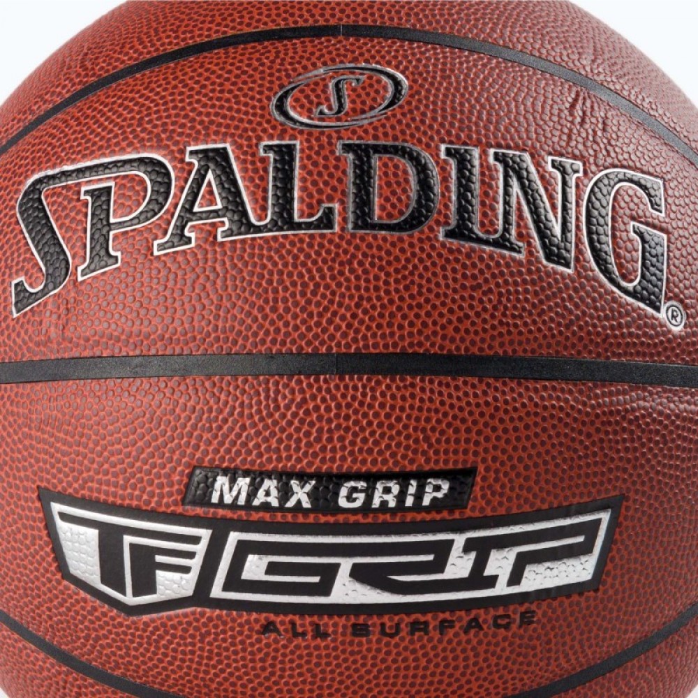 Мяч баскетбольный Spalding Max Grip Indoor-Outdoor размер 7 композитная кожа для улицы-зала (76873Z)