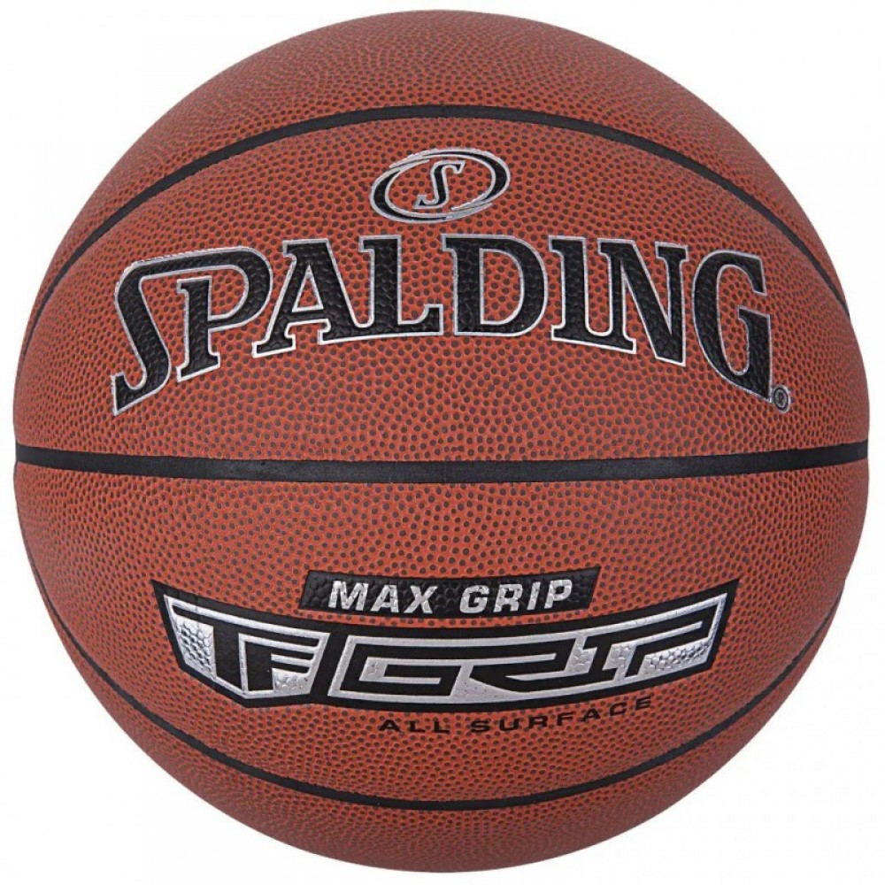 Мяч баскетбольный Spalding Max Grip Indoor-Outdoor размер 7 композитная кожа для улицы-зала (76873Z)