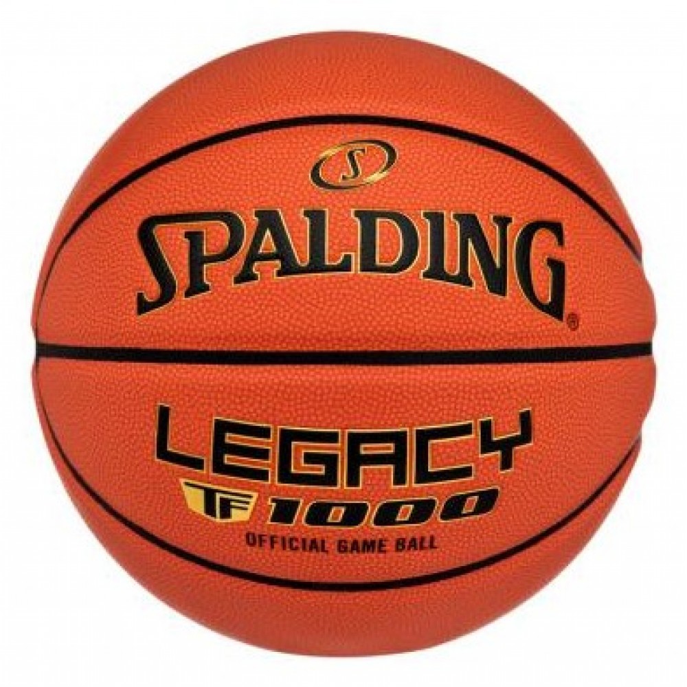 Мяч баскетбольный профессиональный Spalding TF-1000 Legacy FIBA размер 6, 7 композитная кожа для зала (76963Z)
