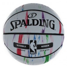 Мяч баскетбольный Spalding NBA Marble Colour Outdoor размер 7 резиновый (83-636Z)