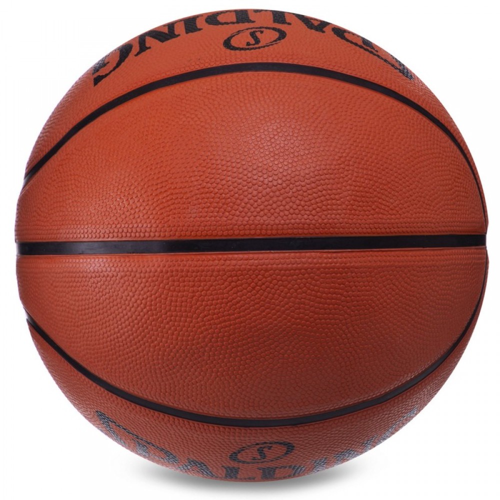 Мяч баскетбольный Spalding NBA Game Ball R размер 7 резиновый для игры на улице коричневый