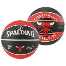 Мяч баскетбольный Spalding NBA Chicago Bulls Outdoor размер 7 резиновый (83503Z)