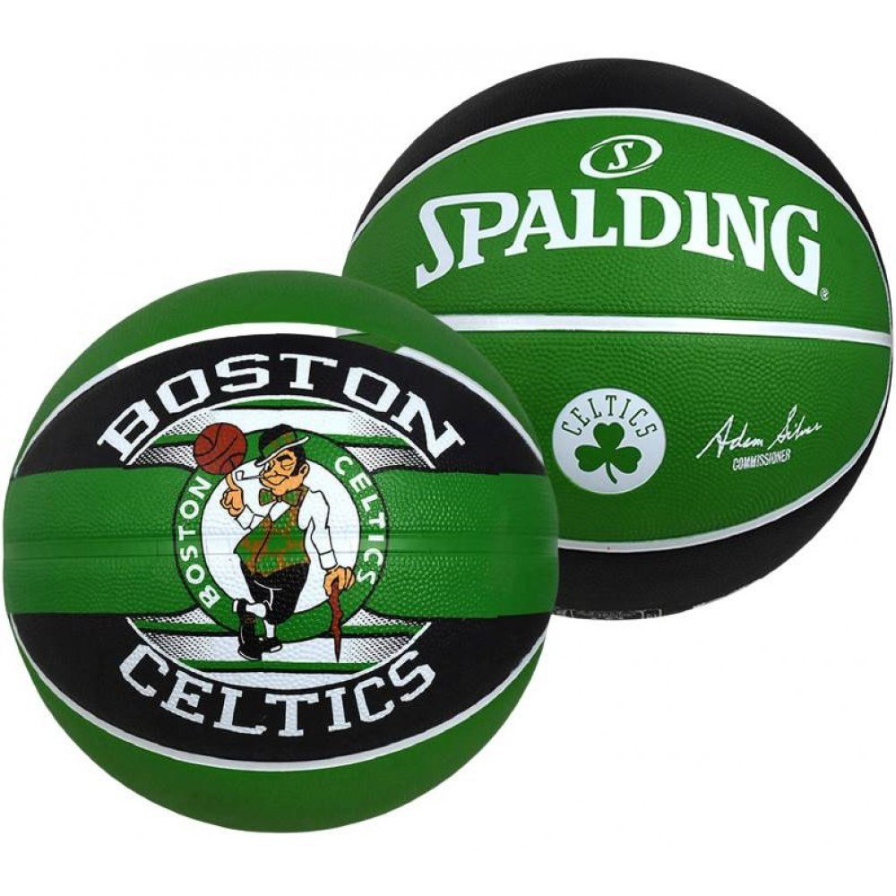 Мяч баскетбольный Spalding NBA Boston Seltics Outdoor размер 7 резиновый (83505Z)