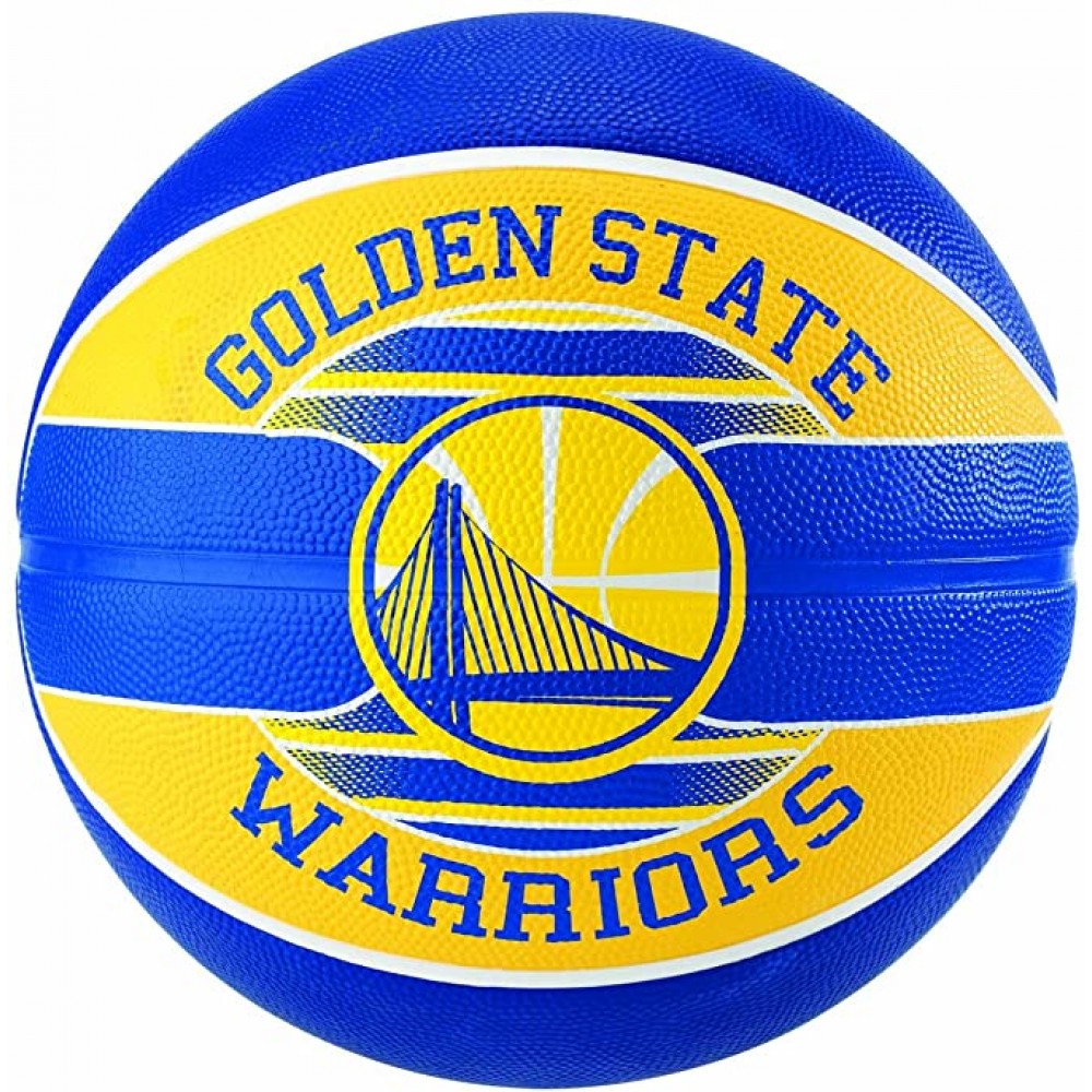 Мяч баскетбольный Spalding NBA Golden State Warriors Outdoor размер 7 резиновый (83515Z)