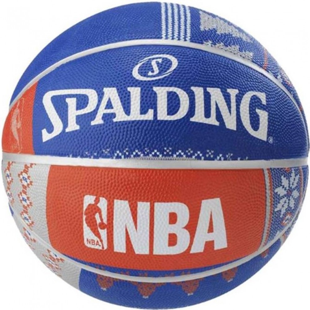 Мяч баскетбольный Spalding NBA Sweater Outdoor, размер 7, резина, для игры на улице