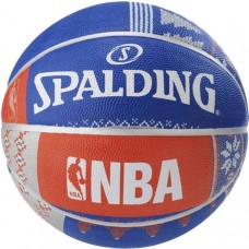 Мяч баскетбольный Spalding NBA Sweater Outdoor, размер 7, резина, для игры на улице