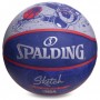 Мяч баскетбольный Spalding NBA Sketch Robot Outdoor размер 7 резиновый (83677Z)