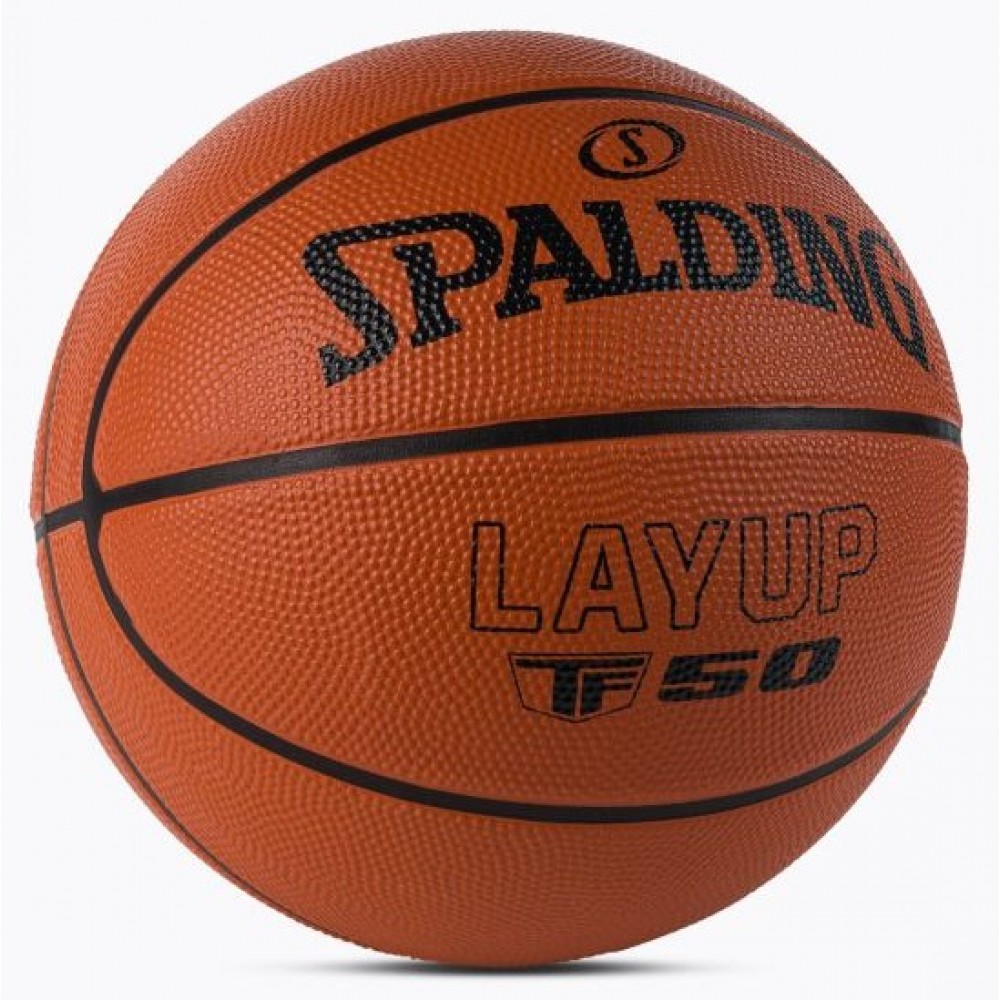 Баскетбольный мяч Spalding TF-50 LayUp резиновый для улицы размер 5, 6, 7 (84332Z)