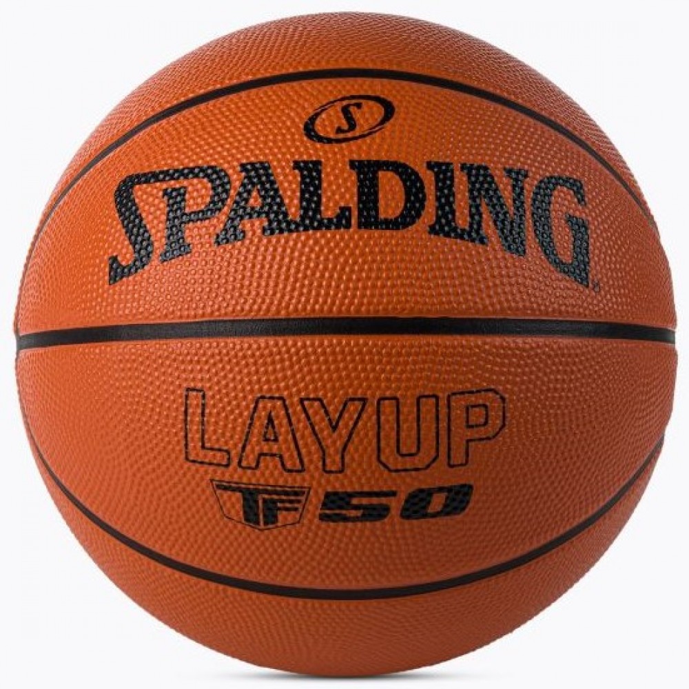 Баскетбольный мяч Spalding TF-50 LayUp резиновый для улицы размер 5, 6, 7 (84332Z)
