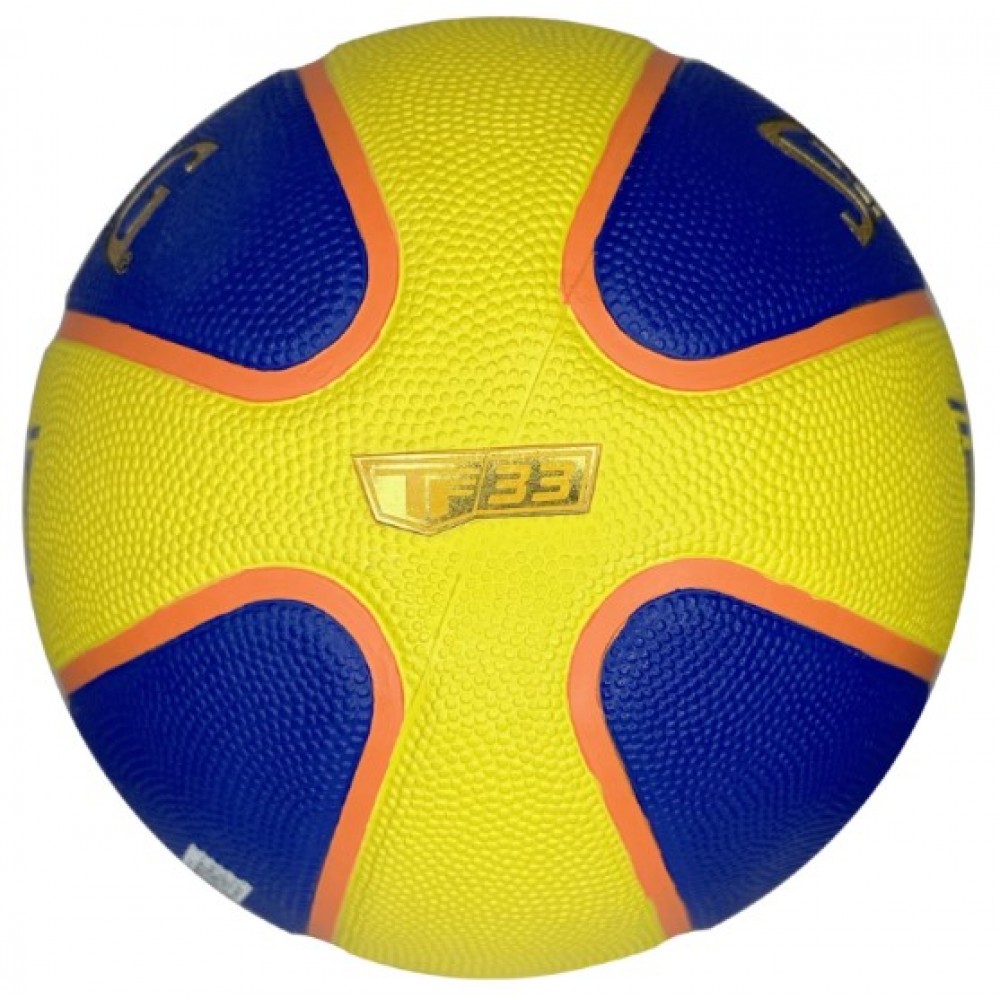 Мяч баскетбольный Spalding TF-33 Outdoor FIBA размер 6 резиновый для стритбола 3х3 (84352Z)