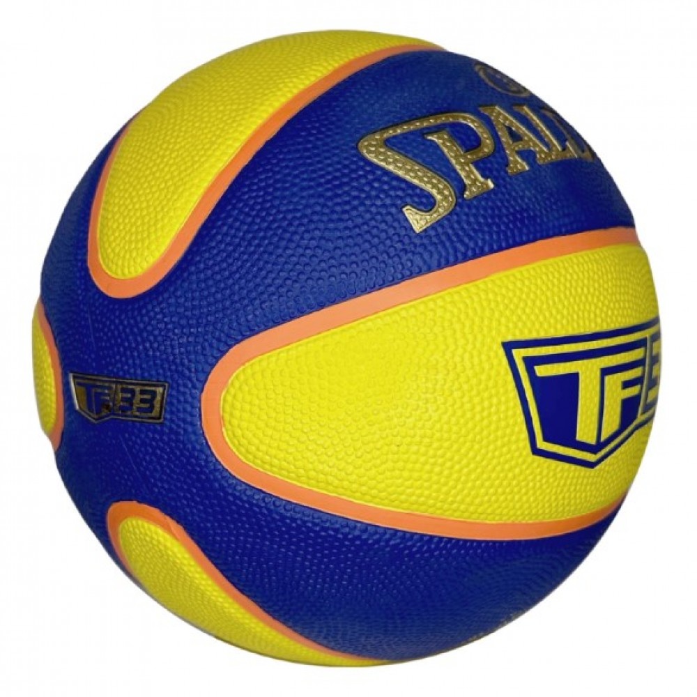 Мяч баскетбольный Spalding TF-33 Outdoor FIBA размер 6 резиновый для стритбола 3х3 (84352Z)