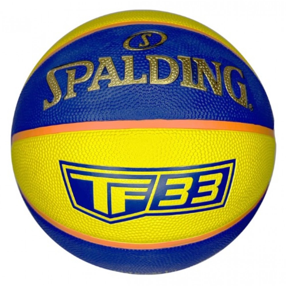 Мяч баскетбольный Spalding TF-33 Outdoor FIBA размер 6 резиновый для стритбола 3х3 (84352Z)