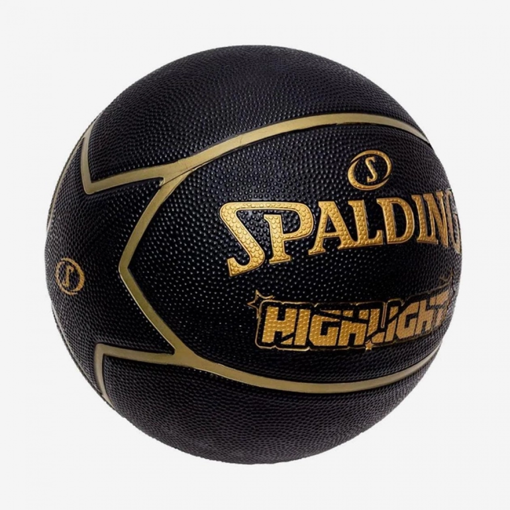 Мяч баскетбольный Spalding Highlight Indoor-Outdoor размер 7 резина (84355Z)