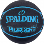 Мяч баскетбольный Spalding Highlight Indoor-Outdoor размер 7 резина (84356Z)