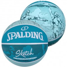 Мяч баскетбольный Spalding NBA Sketch Series Outdoor размер 7 резиновый (84380Z)