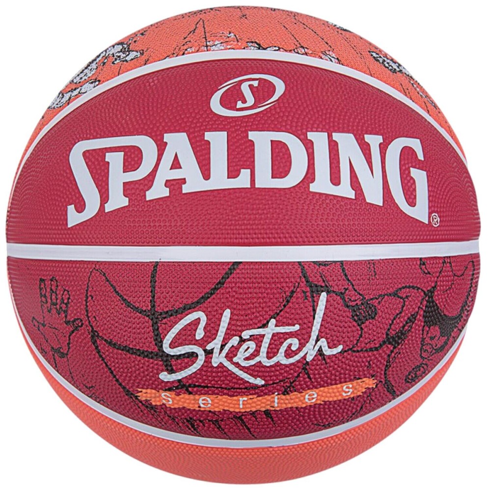 Мяч баскетбольный Spalding NBA Sketch Series Outdoor размер 7 резиновый (84381Z)