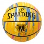 Мяч баскетбольный Spalding NBA Marble Уellow Outdoor размер 7 резиновый (84401Z)