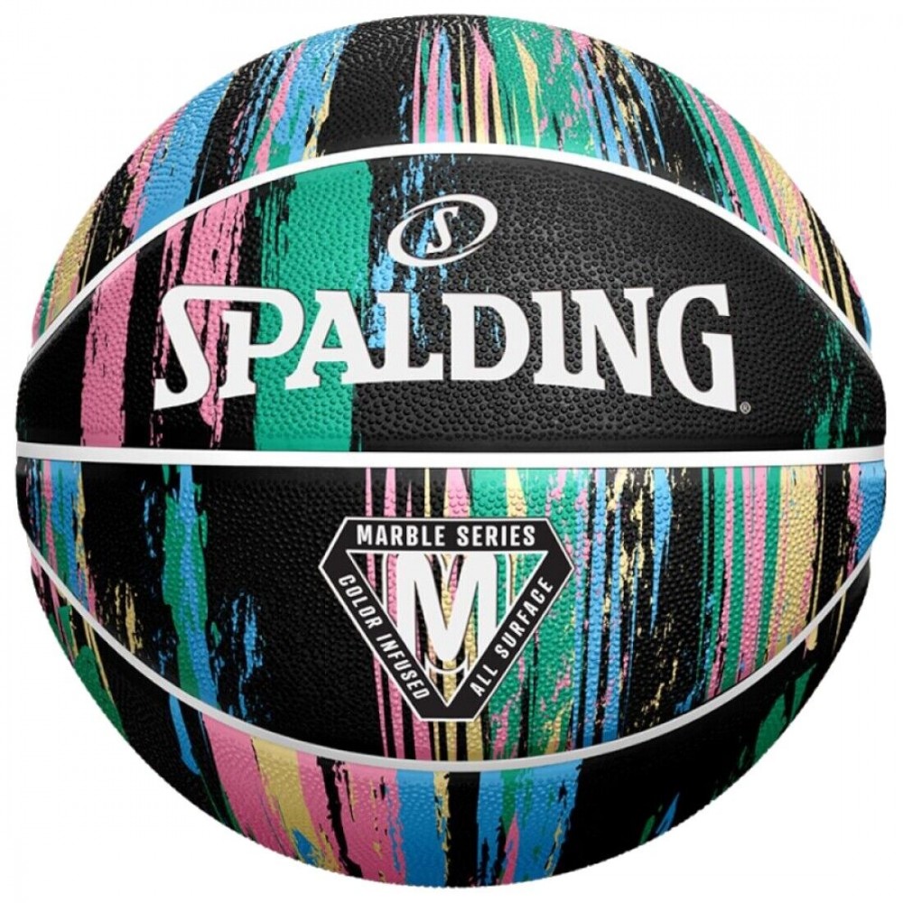 Мяч баскетбольный Spalding NBA Marble Outdoor размер 7 резиновый (84405Z)