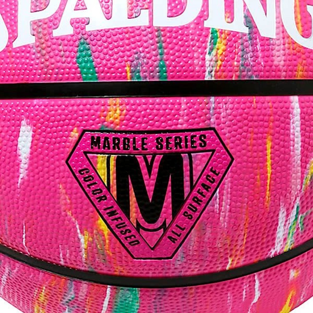 Мяч баскетбольный Spalding NBA Marble Series Outdoor размер 5, 7 резиновый для игры на улице (84411Z)