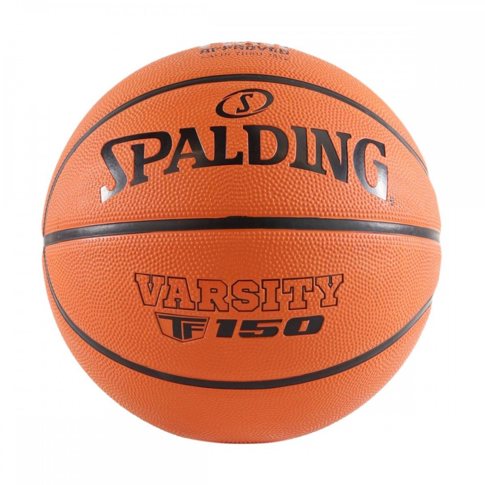 Баскетбольный мяч Spalding TF-150 Varsity FIBA Outdoor размер 7, 6, 5 резиновый для улицы-зала (84421Z)