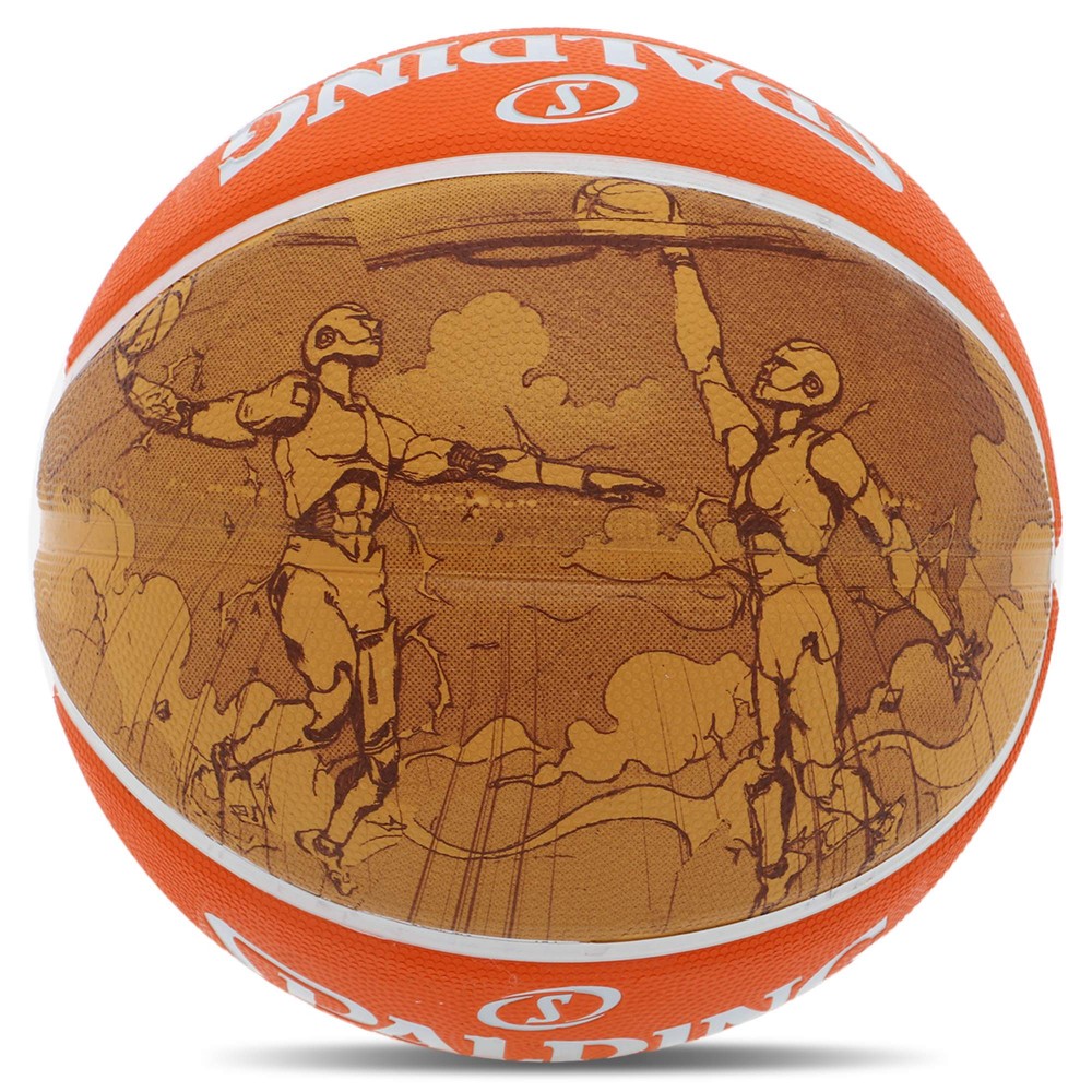 Мяч баскетбольный Spalding NBA Sketch Series Outdoor размер 7 резиновый (84452Y)