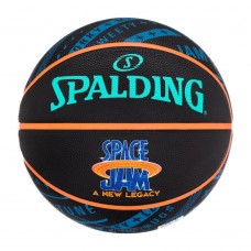 Мяч баскетбольный Spalding Space Jam Tune Squad Roster BasketBall размер 7 резиновый для улицы-зала (84540Z)