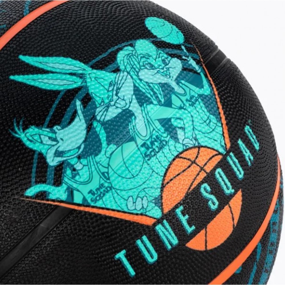 Мяч баскетбольный Spalding Space Jam Tune Squad Roster BasketBall размер 7 резиновый для улицы-зала (84540Z)