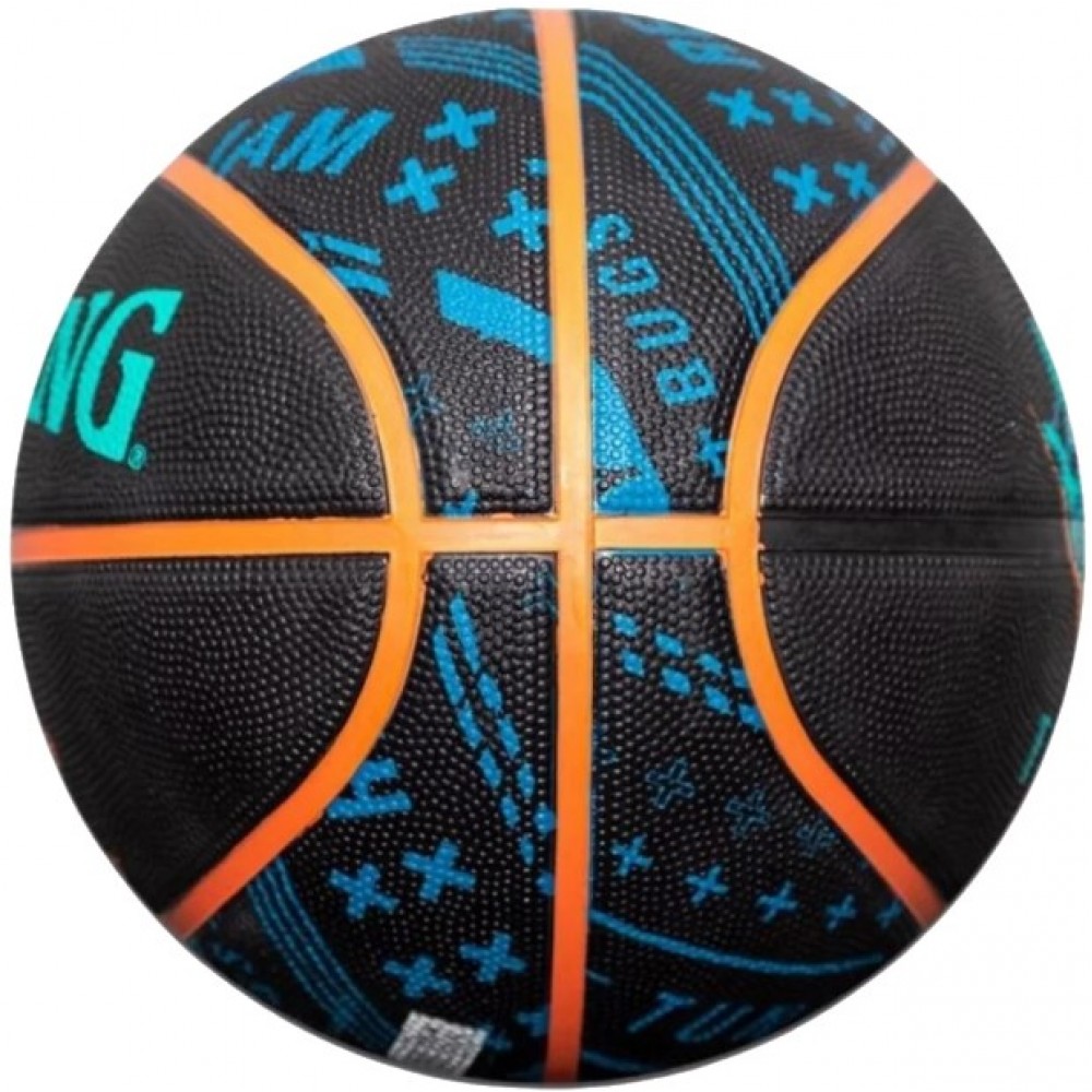 Мяч баскетбольный Spalding Space Jam Tune Squad Roster BasketBall размер 7 резиновый для улицы-зала (84540Z)