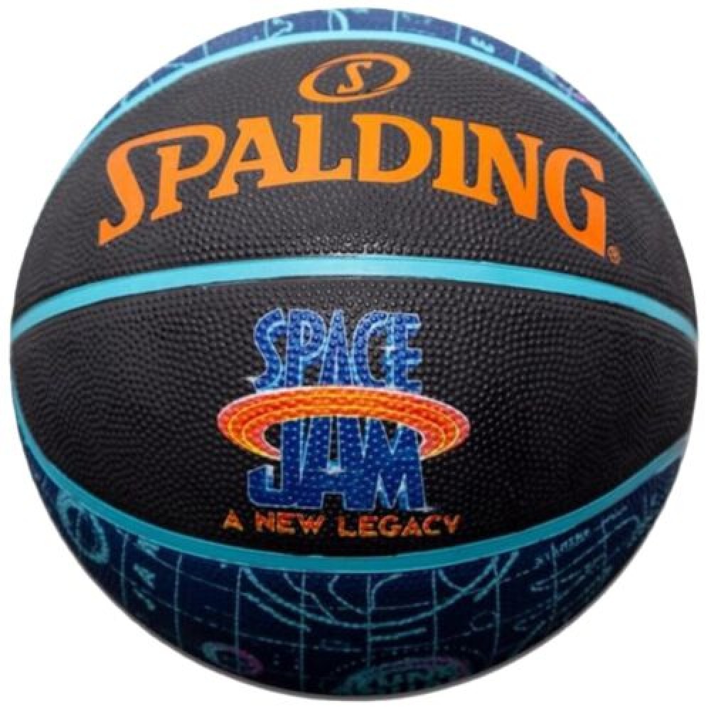 Мяч баскетбольный Spalding Space Jam Tune Court BasketBall размер 5, 6, 7 резиновый для улицы-зала (84560Z)