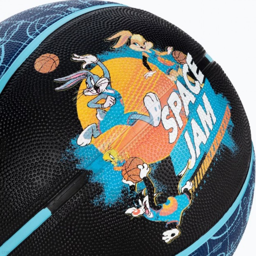 Мяч баскетбольный Spalding Space Jam Tune Court BasketBall размер 5, 6, 7 резиновый для улицы-зала (84560Z)