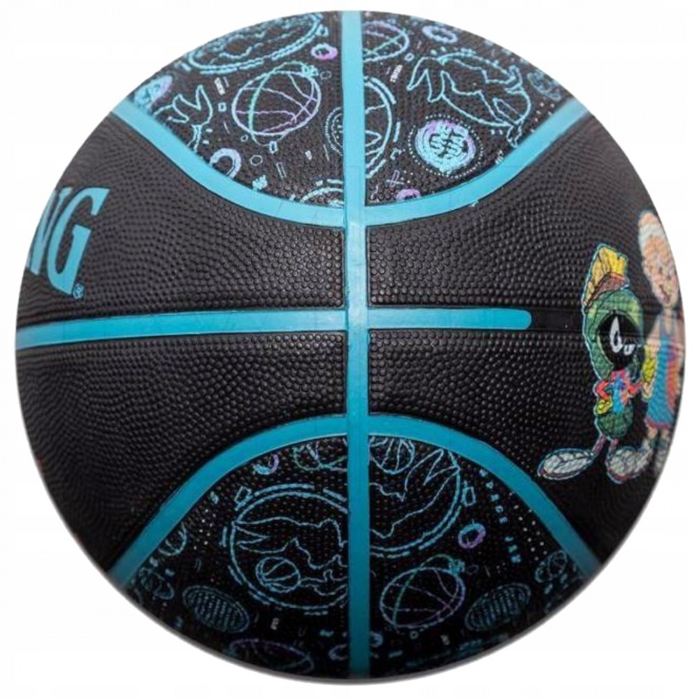 Мяч баскетбольный Spalding Space Jam Tune Squad Roster Ball размер 7 резиновый для улицы-зала (84582Z)