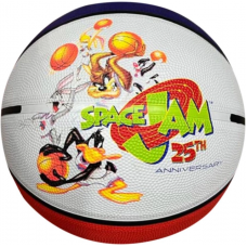 Мяч баскетбольный Spalding Space Jam 25th Anniversary размер 7 резиновый для улицы-зала (84687Z)