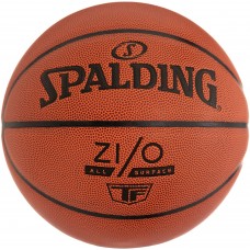 Мяч баскетбольный Spalding NBA Zi-O TF 2022 Indoor-Outdoor размер 7 композитная кожа для улицы-зала коричневый