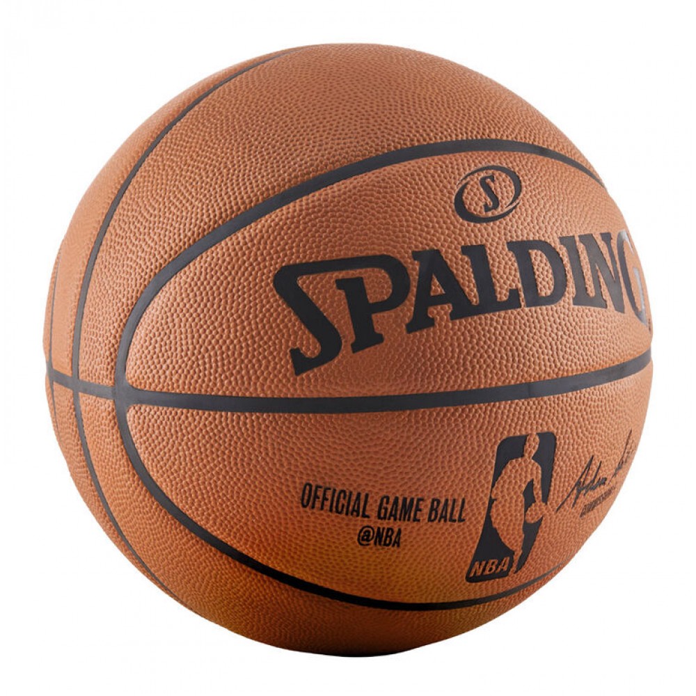 Мяч баскетбольный Spalding NBA Official Game Ball размер 7 натуральная кожа