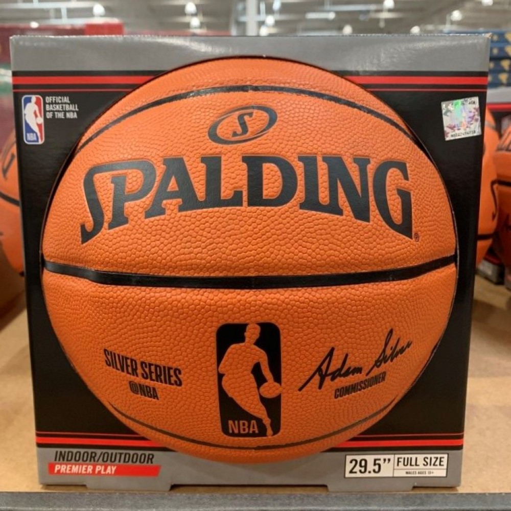 Мяч баскетбольный Spalding NBA Silver Series Indoor-Outdoor размер 7 композитная кожа (76-5747)