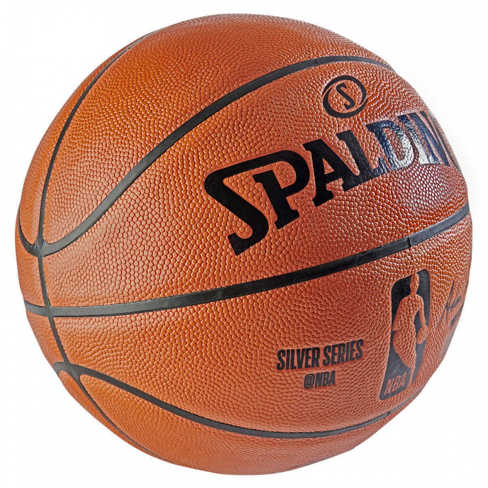 Мяч баскетбольный Spalding NBA Silver Series Indoor-Outdoor размер 7 композитная кожа (76-5747)
