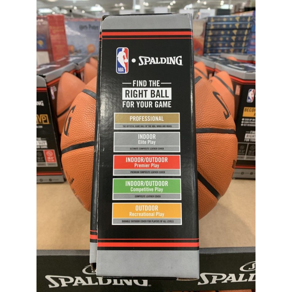 Мяч баскетбольный Spalding NBA Silver Series Indoor-Outdoor размер 7 композитная кожа (76-5747)