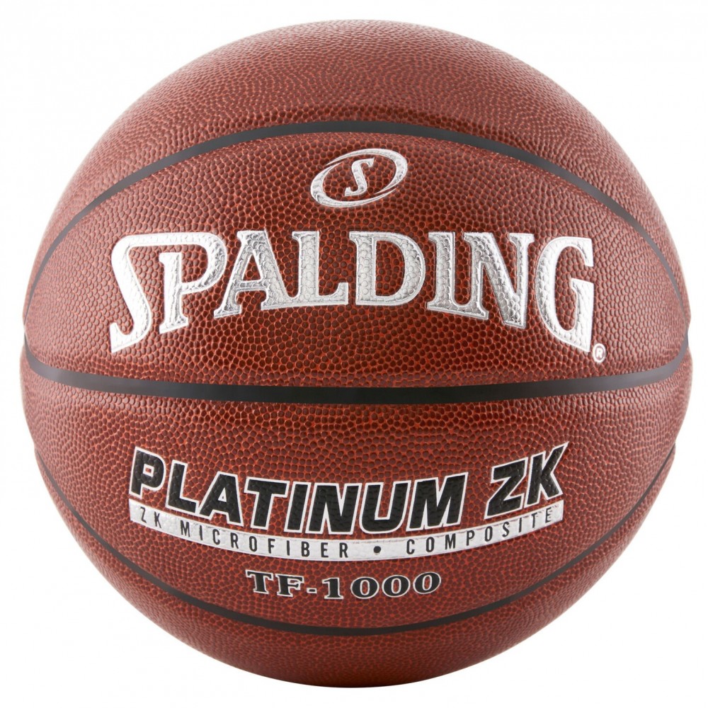 Мяч баскетбольный Spalding TF-1000 Platinum ZK Indoor Game Basketball размер 7 композитная кожа (76105Е)