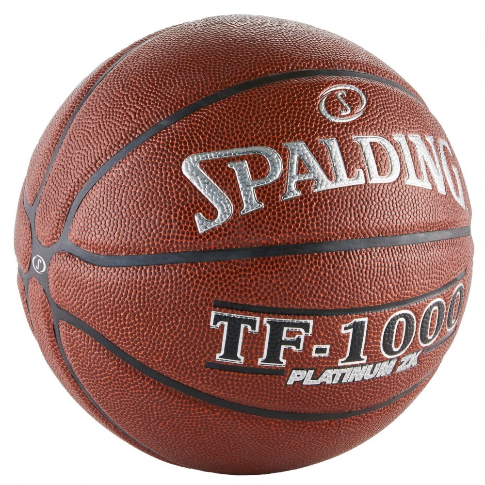 Мяч баскетбольный Spalding TF-1000 Platinum ZK Indoor Game Basketball размер 7 композитная кожа (76105Е)