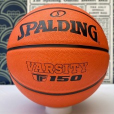 Баскетбольный мяч Spalding TF-150 Varsity Outdoor размер 7, 6, 5 резиновый для улицы-зала (84324Z)