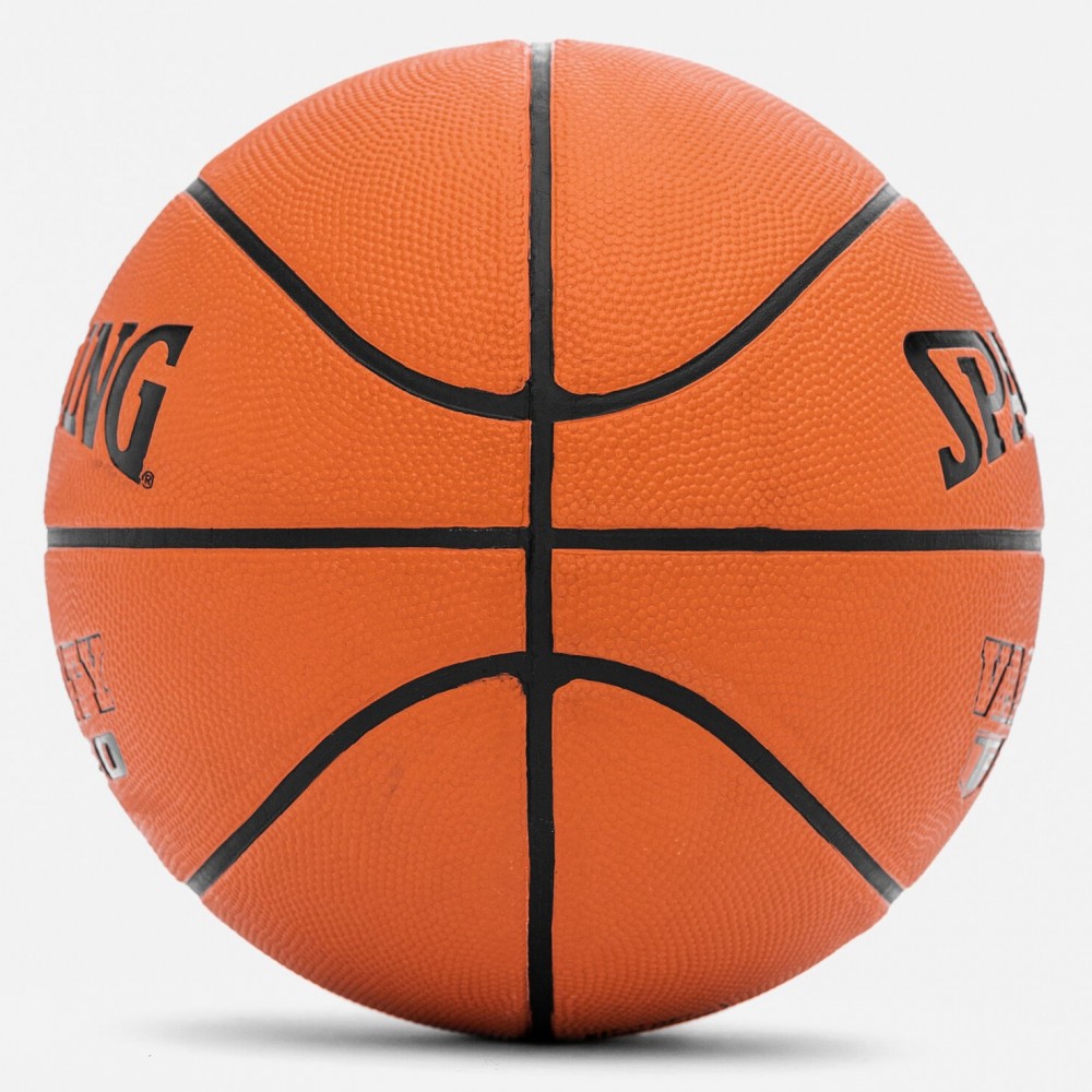 Баскетбольный мяч Spalding TF-150 Varsity Outdoor размер 7, 6, 5 резиновый для улицы-зала (84324Z)