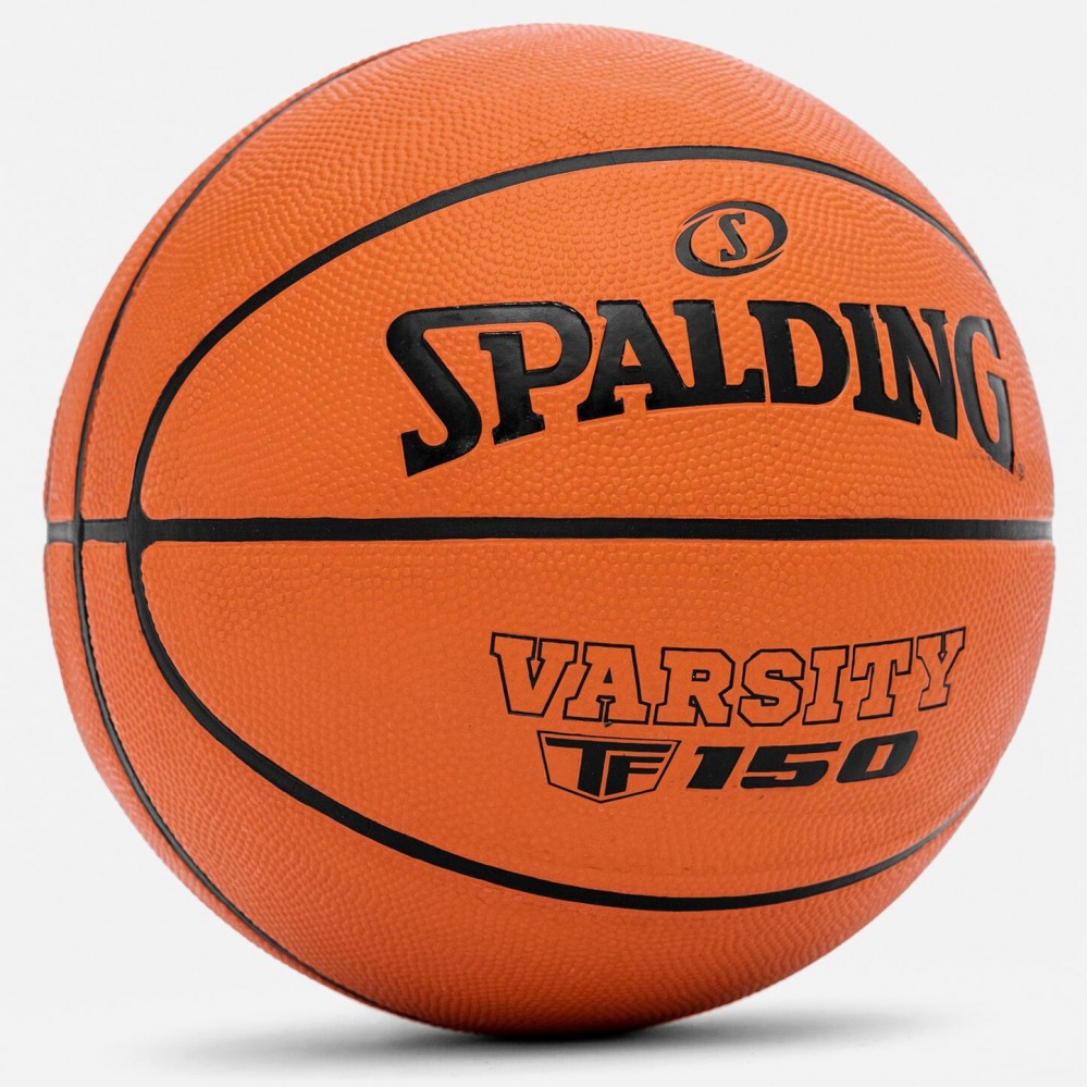 Баскетбольный мяч Spalding TF-150 Varsity Outdoor размер 7, 6, 5 резиновый для улицы-зала (84324Z)