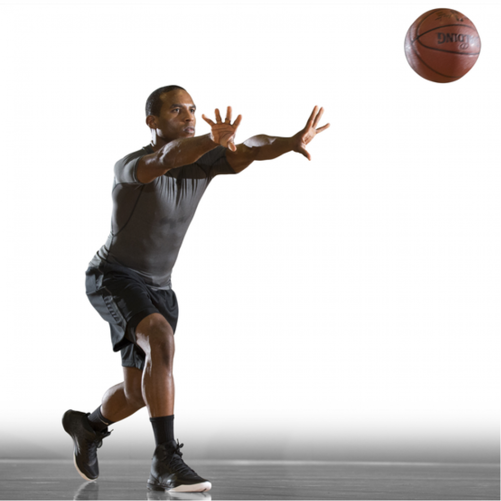 Мяч баскетбольный Spalding NBA Trainer Heavy Ball размер 7 композитная кожа (NBA-THB_7)